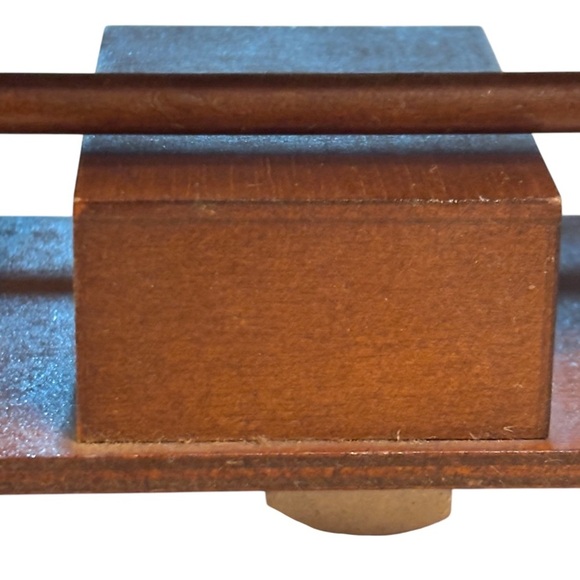 Miniature Doll baby Wooden musical Doll Rocking Chair - Picture 9 of 12